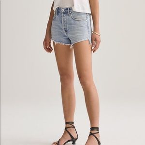 AGOLDE PARKER VINTAGE CUTOFF RIPTIDE